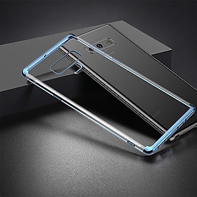 Ốp lưng dành cho Samsung Galaxy Note 9 TPU dẻo trong suốt viền màu nano BASEUS - Hàng Nhập Khẩu