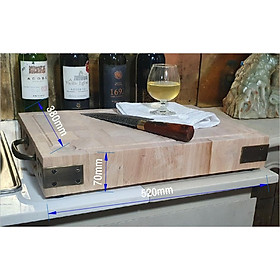 Mua Thớt gỗ cao cấp  tay hông | Wood cutting board  side handles SCB.S21M