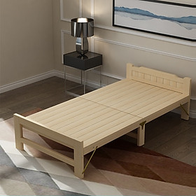 Giường ngủ gỗ thông xếp gọn tặng kèm đệm, gấp gọn tiện dụng với 5 kích thước chiều ngang phù hợp nhiều không gian gia đình