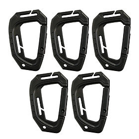 5Pcs D Rings Carabiners Small Carabiner Clip for Water Bottle Backpack Keys