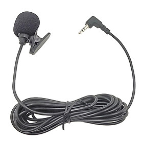 1.2m Lavalier Lapel Microphone Professional Grade Omnidirectional Mic Condenser Small Mini Perfect for Recording