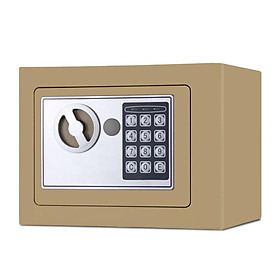Mua Két sắt mini khóa điện tử chống cháy nổ có khe đút tiền khóa điện tử tiện lợi bỏ trang sức mẫu mới 2022
