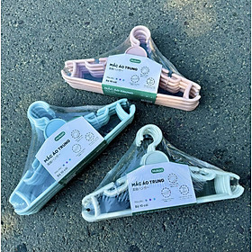 Mua SET 10 Móc Áo Trung Hokori Vệt Nhật 2819 Đa Năng Cao Cấp - Giao màu ngẫu nhiên