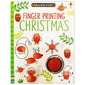 Usborne Minis Finger Printing Christmas