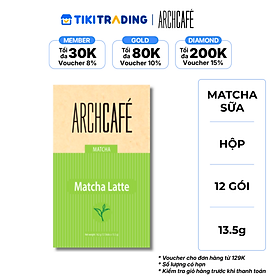 Trà Matcha Sữa Hoà Tan Archcafe (12 gói x 13.5g)