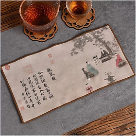 Mua KHĂN NHUNG   THẢM NHUNG TRẢI BÀN TRÀ   TRANG TRÍ LOẠI NHỎ  29 x 15 cm