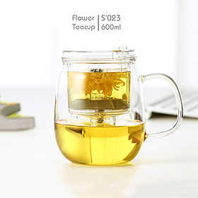 Mua Ly lọc trà thủy tinh chịu nhiệt lõi PC S023 600mL