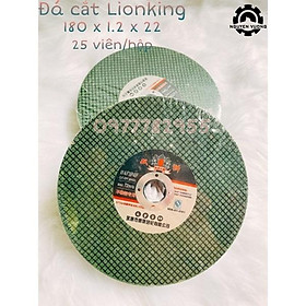 Mua Đá cắt sắt inox sư tử lionking 1t8 (180x1.2x22mm) hộp 25 viên