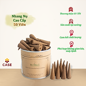 Hình ảnh Nhang Nụ Trầm Hương An Nhiên Cao Cấp, Thơm Phòng, Sạch Nhà, Tái Tạo Không Gian Sống, NCC1- Hộp 50 Viên