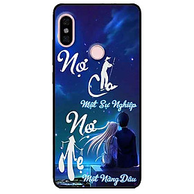 Ốp lưng in cho Xiaomi Redmi Note 6 Pro Mẫu Nợ Cha Nợ Mẹ