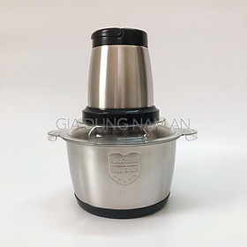 Mua Máy Xay Thịt Xay Tỏi Ớt  Xay Rau Củ Quả  Cối Inox 4 Lưỡi Đa Năng  Công suất 250W  Dung tích 2L