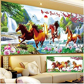 Mua Tranh đính đá Mã Đáo Thành Công I 160x70cm I LV031