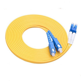 Cáp nhảy quang Single mode Duplex Fiber Ugreen 80251 dài 10M SC-SC Màu vàng Ugreen 80250NW223 Hàng chính hãng