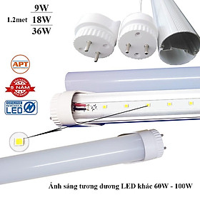 Đèn LED Tube 1.2m 18W Chip Led Nichia Nhật Bản - Đèn Led Siêu Sáng Siêu Tiết Kiệm Điện - Bảo Hành 5 Năm