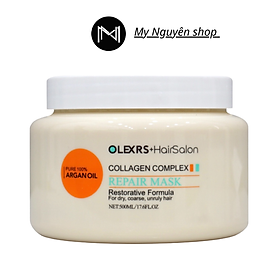 Kem ủ tóc Olexrs Hair Salon Collagen Complex 500ml phục hồi siêu mượt óng ả