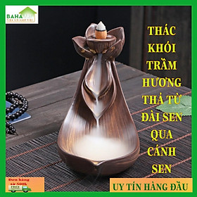 Mua THÁC KHÓI TRẦM HƯƠNG THẢ TỪ ĐÀI SEN QUA CÁNH SEN được sản xuất với chất liệu gốm sứ chất liệu cổ điển tinh tế