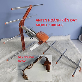 ANTEN KHUẾCH ĐẠI HOÀNH KIẾN ĐẠT MODEL HKD-H8,CÓ DÂY CẤP NGUỒN 5V