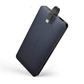 Mua Ugreen 50412 10000Mah màu Đen Sạc dự phòng có hỗ trợ cáp dành cho iPhone  ED016 - Hàng chính hãng