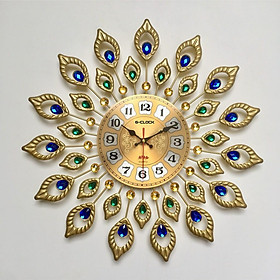 Mua Đồng hồ treo tường hàng Việt Nam trang trí đẹp kích thước 48x48cm D2107