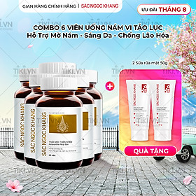 Combo 6 Viên Uống Sắc Ngọc Khang Vi Tảo Lục Hộp 60 viên