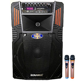 Loa kẹo kéo karaoke bluetooth Ronamax F15 - Hàng chính hãng