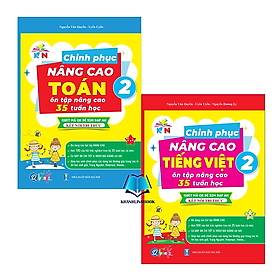 Sách - Combo Chinh Phục Nâng Cao Toán và Tiếng Việt Lớp 2 - Kết nối