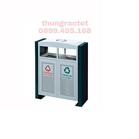Mua Thùng rác ngoài trời thép sơn tĩnh điện