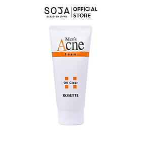 Sữa Rửa Mặt Ngăn Ngừa Mụn Dành Cho Nam Rosette Mens Acne Foam 120G