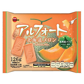 Bánh quy Bourbon Alfort socola vị dưa lưới Hokkaido