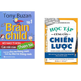 Hình ảnh Combo 2 cuốn sách: Tony Buzan - Bộ Não Tí Hon Cái Nôi Của Thiên Tài (Tập 1) + Học Tập Cũng Cần Chiến Lược