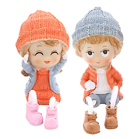 Cặp Bé Đội Mũ Len Đan Như (Size L)