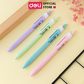 Bút bi dầu Deli - 0.7mm đầu bấm - 50 chiếc/hộp - EQ03336/EQ03236/EQ02836