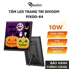 Mua Tấm LED trang trí Divoom Pixoo-64 tích hợp nhiều tính năng  trang trí treo xe ô tô/ treo tường/ bàn  - Hàng chính hãng