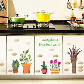 Mua Decal Dán Tường - Green Art -SK7135