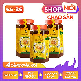 Bộ 3 Mật Ong Thiên Nhiên 5 Sạch Honeyboy 1kg