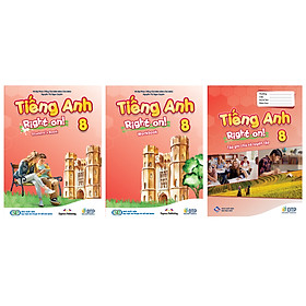 Ảnh bìa Tiếng Anh 8 Right On! trọn bộ (Sách bài học, Sách bài tập, Tập ghi chép)