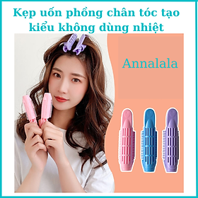 Kẹp tóc ống lô tạo kiểu phồng chân tóc phong cách Hàn Quốc
