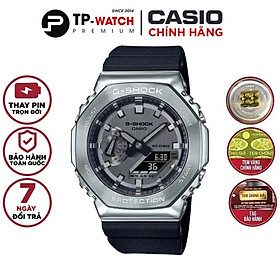 Đồng hồ nam dây nhựa casio g-shock chính hãng gm-2100-1adr