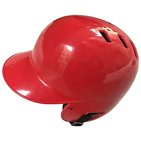 Mũ bảo hiểm đánh bóng chày Vỏ ABS chống va đập cao, hàng cao cấp-Màu đỏ-Size Nhỏ