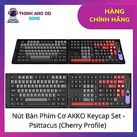 Nút Bàn Phím Cơ AKKO Keycap Set - Psittacus (Cherry Profile) - Hàng Chính Hãng