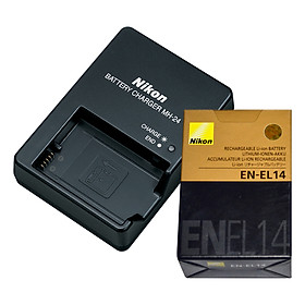 Mua Combo 01 Pin Nikon EN-EL14 + 01 Sạc Nikon MH-24 - Hàng Nhập Khẩu