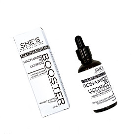 TINH CHẤT DƯỠNG DA SHE'S NIACINAMIDE IN LICORICE EXTRACT BOOSTER