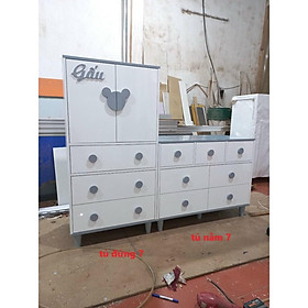 Mua Tủ trẻ em  tủ đựng đồ cho bé gỗ MDF phủ melamine kích thước 60x120cm và 90x70cm