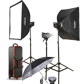 Mua Bộ kit đèn flash godox MS300D-3 đèn - Hàng chính hãng