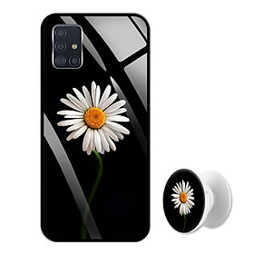 Ốp Lưng Kính Cường Lực cho điện thoại Samsung Galaxy A51 - 0394 8033 CUCHOAMI08 - Tặng Giá Đỡ Điện Thoại Đa Năng Cùng Mẫu Hình - Hàng Chính Hãng