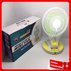 Mua Quạt Sạc Tích Điện Có Đèn Gấp Gọn - Loại Tốt