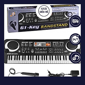 Mua Đàn Piano Điện Tử 61 Phím Kèm mic Cho Bé ( quà tặng cho bé vui chơi 2020 ) (PD164217)