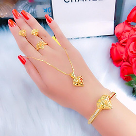 Bộ trang sức 4 món mạ vàng 18k cao cấp