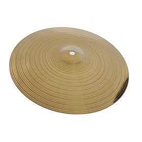 MagiDeal 12" Golden Alloy Crash Cymbal Hi Hat Cymbals for Drummer Accessory