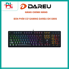 Bàn phím cơ Gaming DAREU EK1280S 104KEY (MULTI LED, Blue/ Brown/ Red D Switch) - Hàng Chính Hãng
